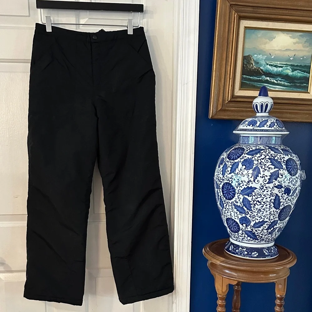 Youth Columbia Black Polyester Ski/Snowboard Pants Size 14/16
